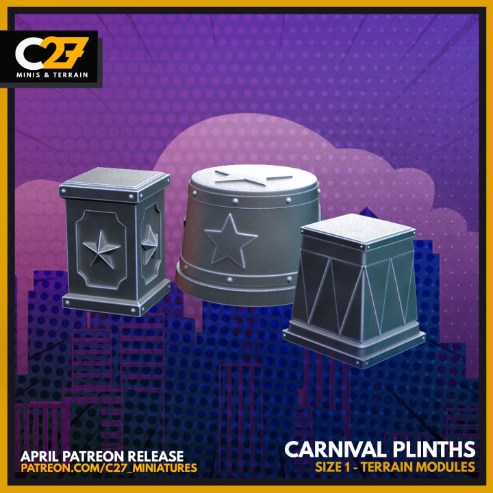 Murderville Plinths - C27 Studio