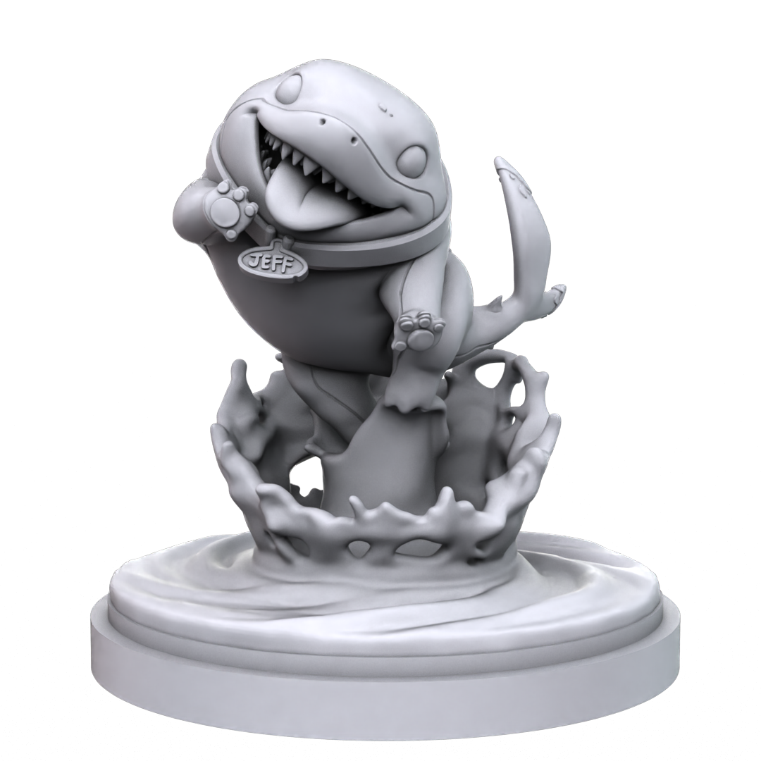 Snack Attack | Jeff the Land Shark Rivals 3D Printing Miniature STL