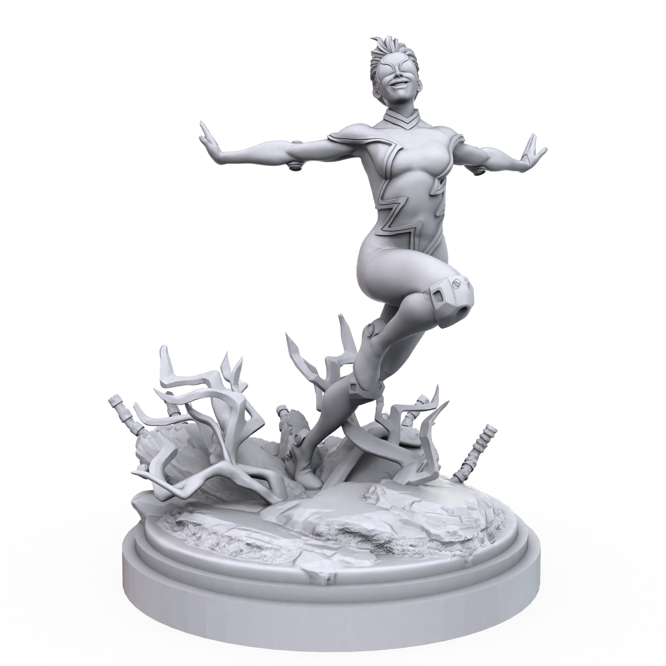 Static Sweetheart | Jolt Rivals 3D Printing Miniature STL